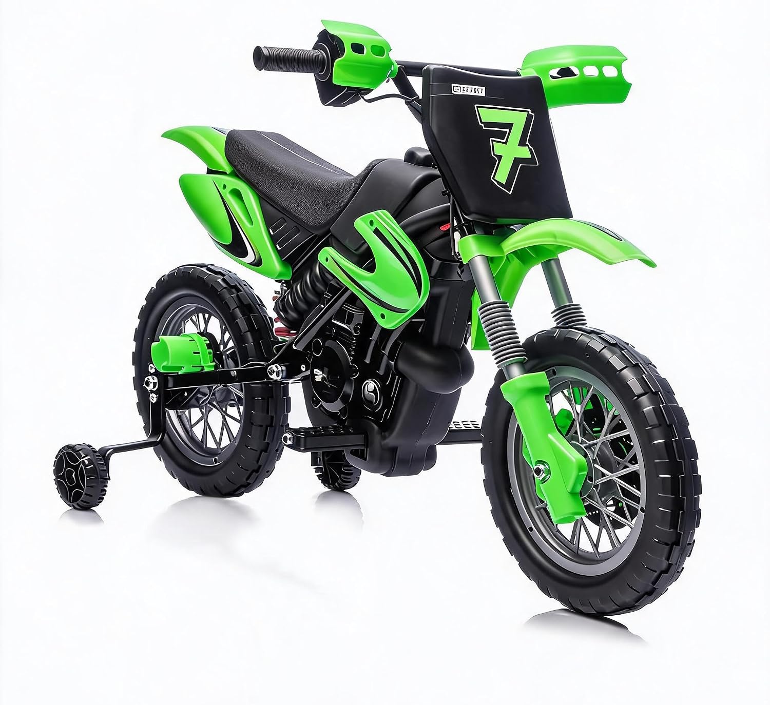 Kids Outdoor Dirt Toys - 12V Kinder-Offroad-Dirtbike, Aufsitzspielzeug, zwei 25W-Motoren, 4,5AH-Akku