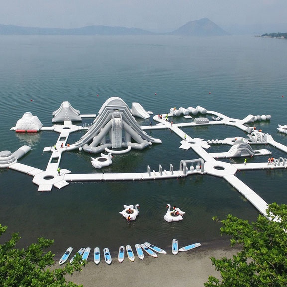 Kids Outdoor Water Park - Riesige aufblasbare Wasserrutsche für Erwachsene, kommerzielle