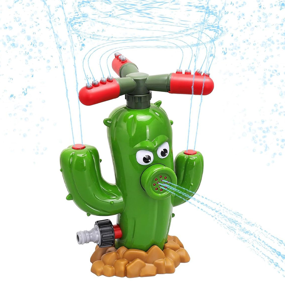 Kids Outdoor Yard Toys - Wassersprühspielzeug Kaktus-Sprinkler für Draußen Garten Wasserspielzeug