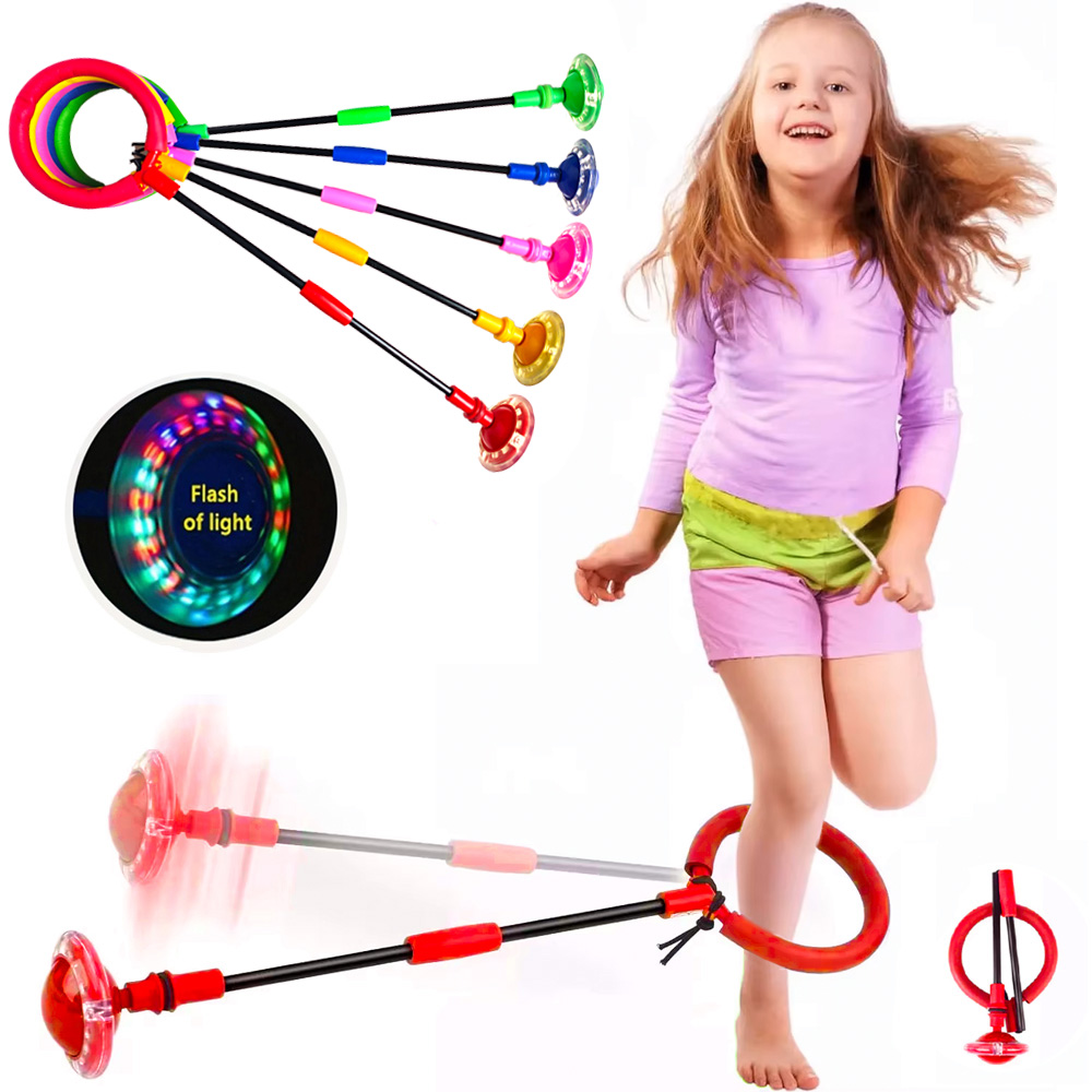 Kids Outdoor Swing - Flash Springseil Ball Kinder Ein Fuß