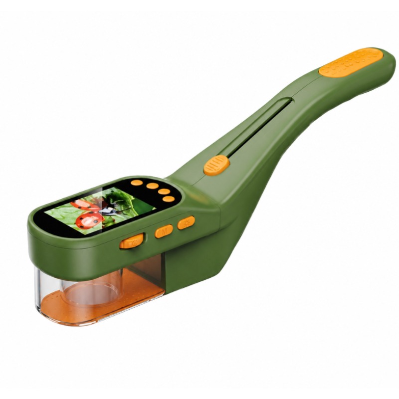 Kids Outdoor Microscope - 2-in-1 Kinder-Handmikroskop mit Insektenfänger für Outdoor-Naturerkundung,