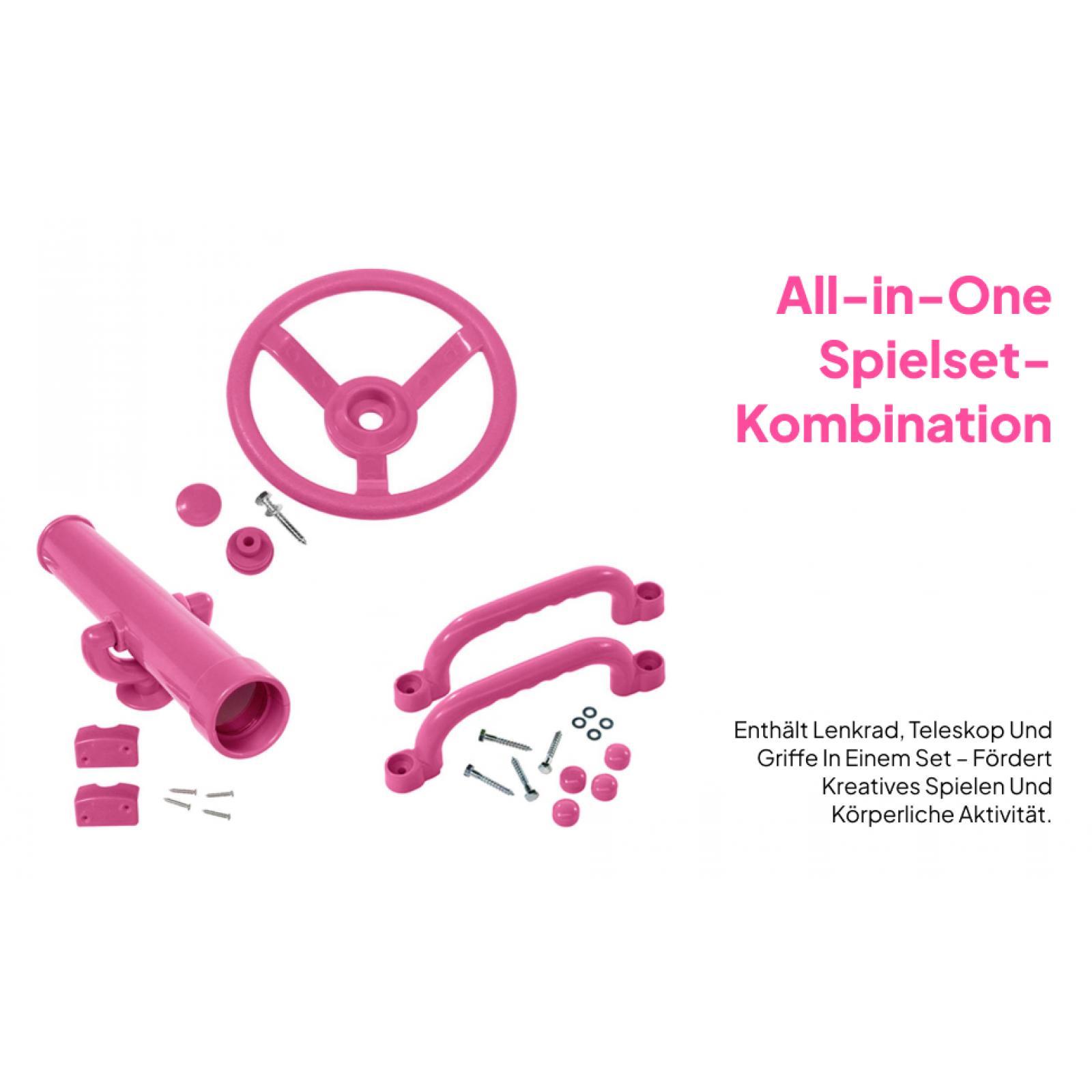 Kids Outdoor Climbing Equipment - Spielplatz-Ausrüstung Valentinstagsgeschenke Piratenschiff-Ruder für Kinder Outdoor-Spielset