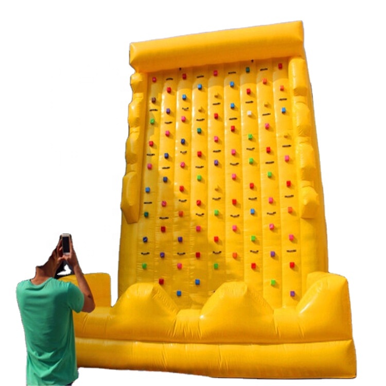 Kids Outdoor Climbing Equipment - Aufblasbare Kletterwand, PVC-Material Hüpfburg mit Seil