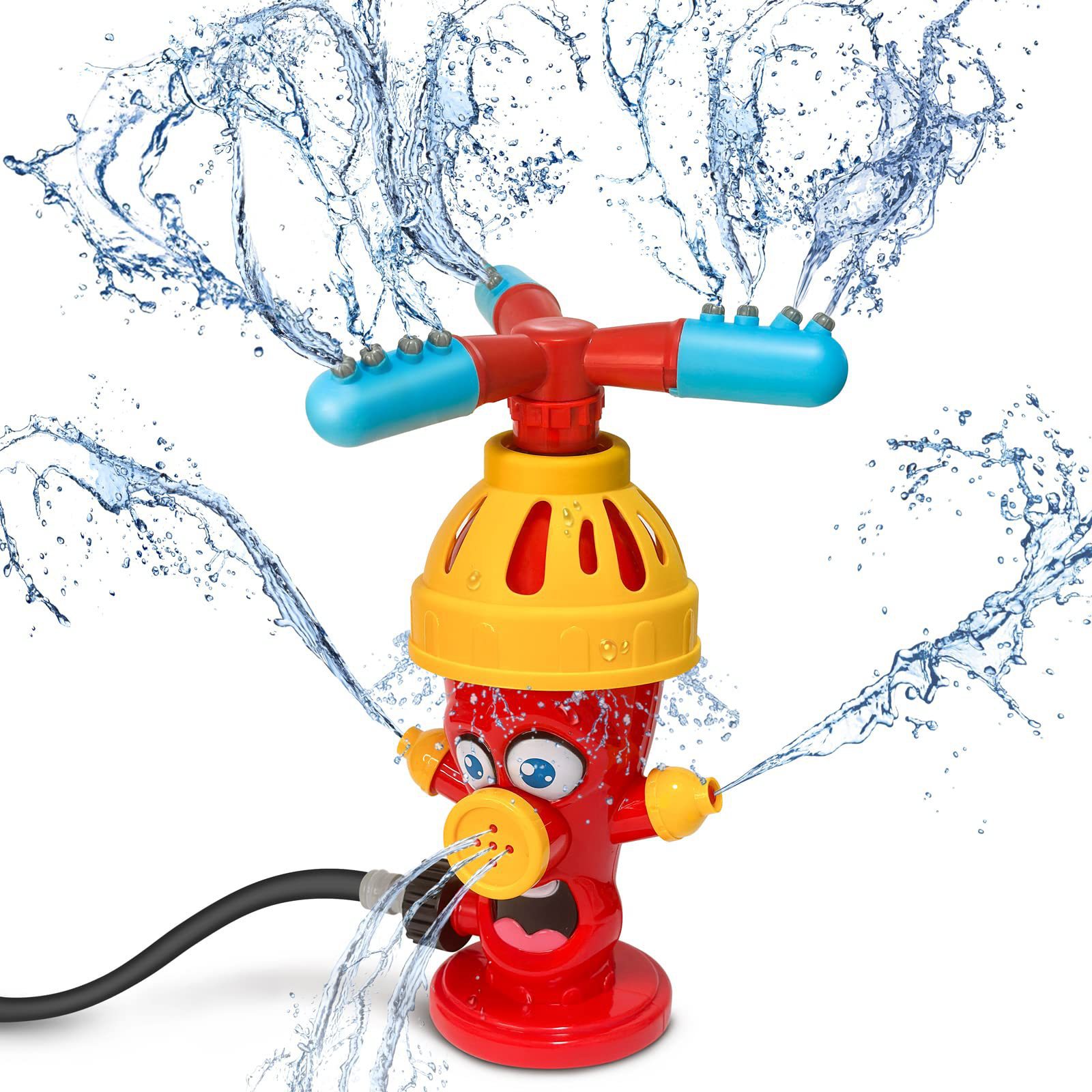 Kids Outdoor Yard Toys - Wassersprüh-Spielzeug Hydrant-Sprinkler für Draußen Garten Wasserspielzeug