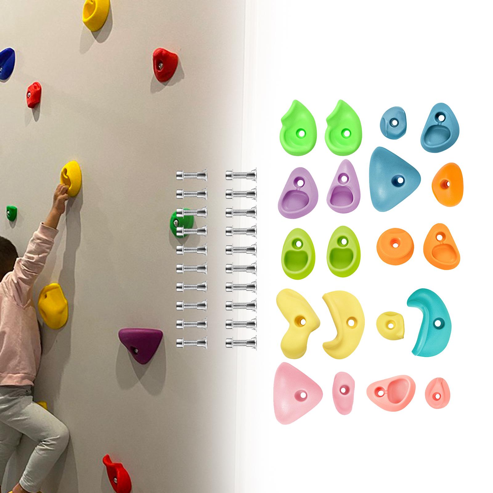 Kids Outdoor Climbing Equipment - Klettern hält rutschfeste Klettersteine, Spielzeug für
