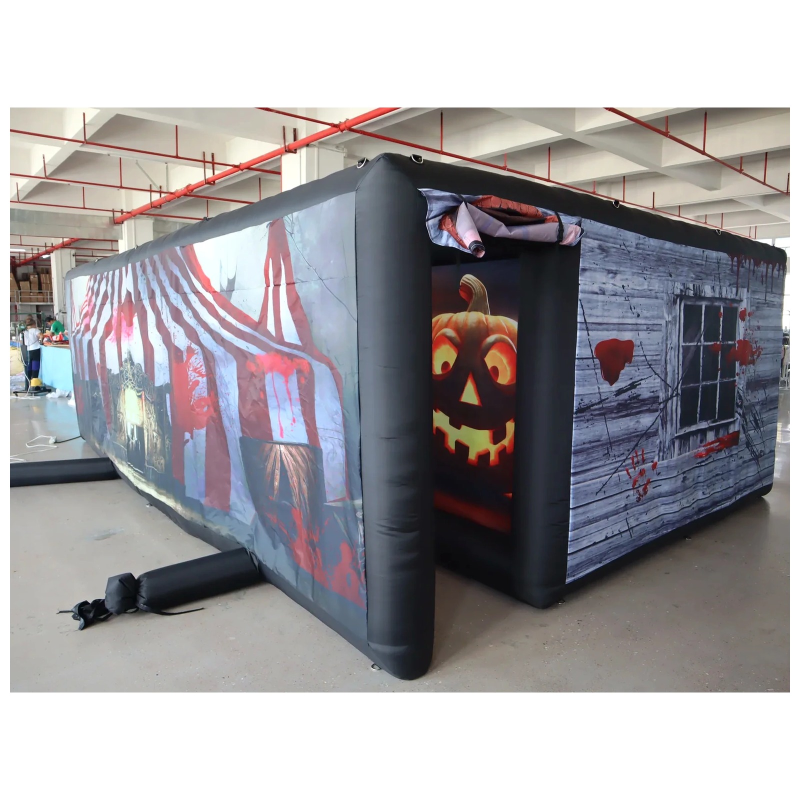 Kids Outdoor Inflatable - Aufblasbares Labyrinth 4x6m 13x20ft Geisterzirkus mit