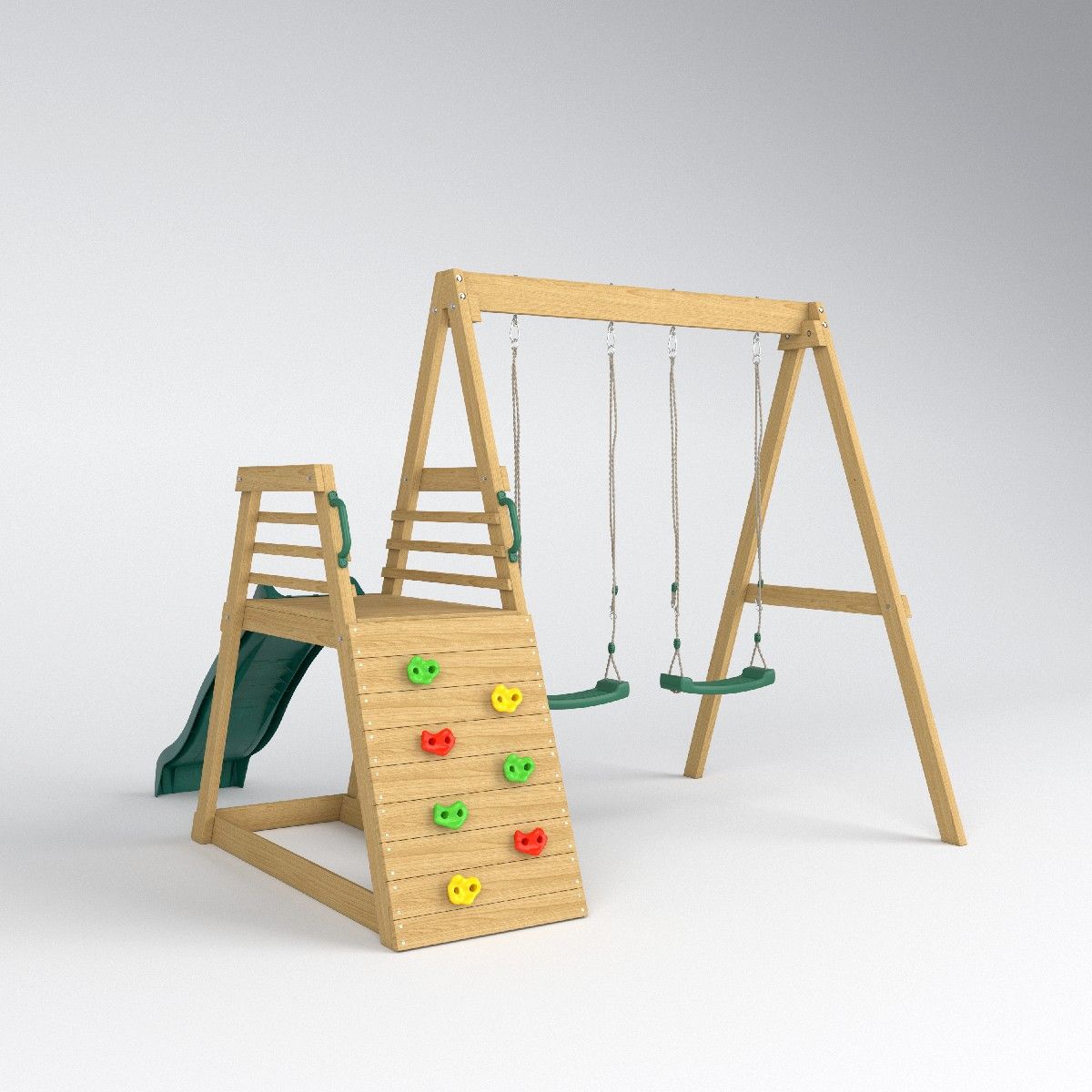 Kids Outdoor Swing - 2026 Dschungelspielplatz Rutsche Schaukel Garten Kinder