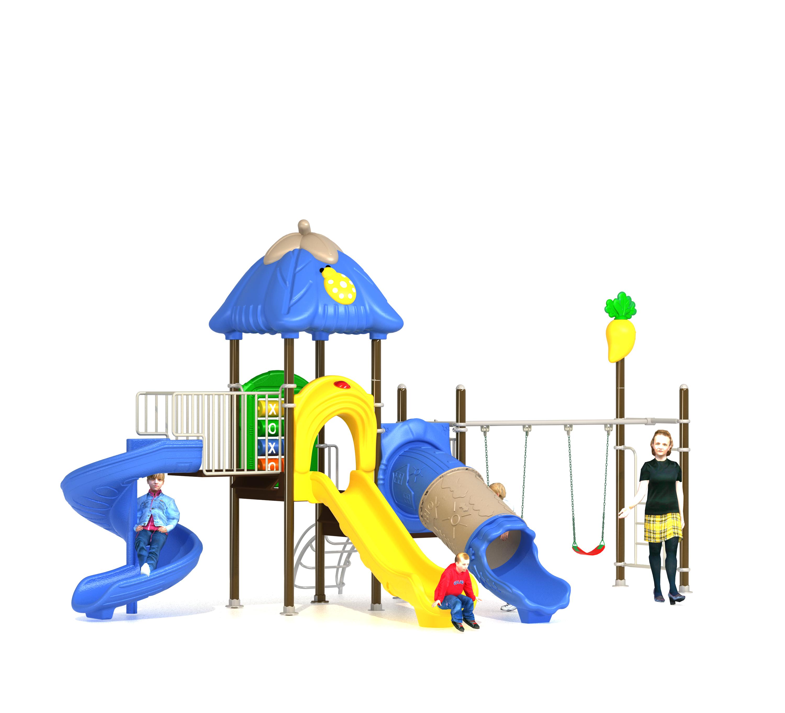 Kids Outdoor Swing - Kinderspielplatz-Ausrüstung, Spielplatz-Set mit Schaukel, Outdoor-Spielstrukturen für