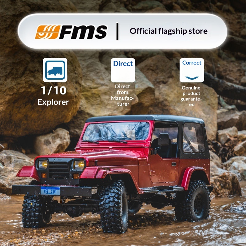 Kids Outdoor Dirt Toys - Fms 1/10 Maßstab Explorer RC Offroad-Crawler-Auto