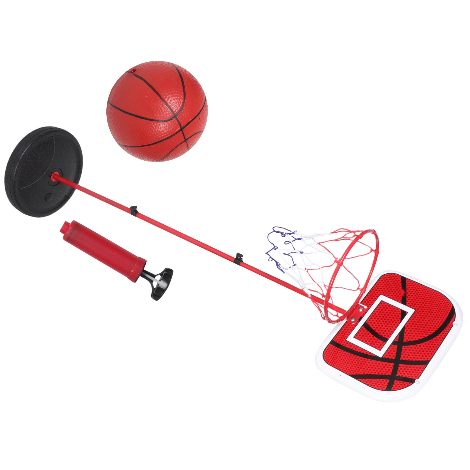 Basketball Hoop Outdoor - 1 Set Basketballkorb mit verstellbarer Höhe,