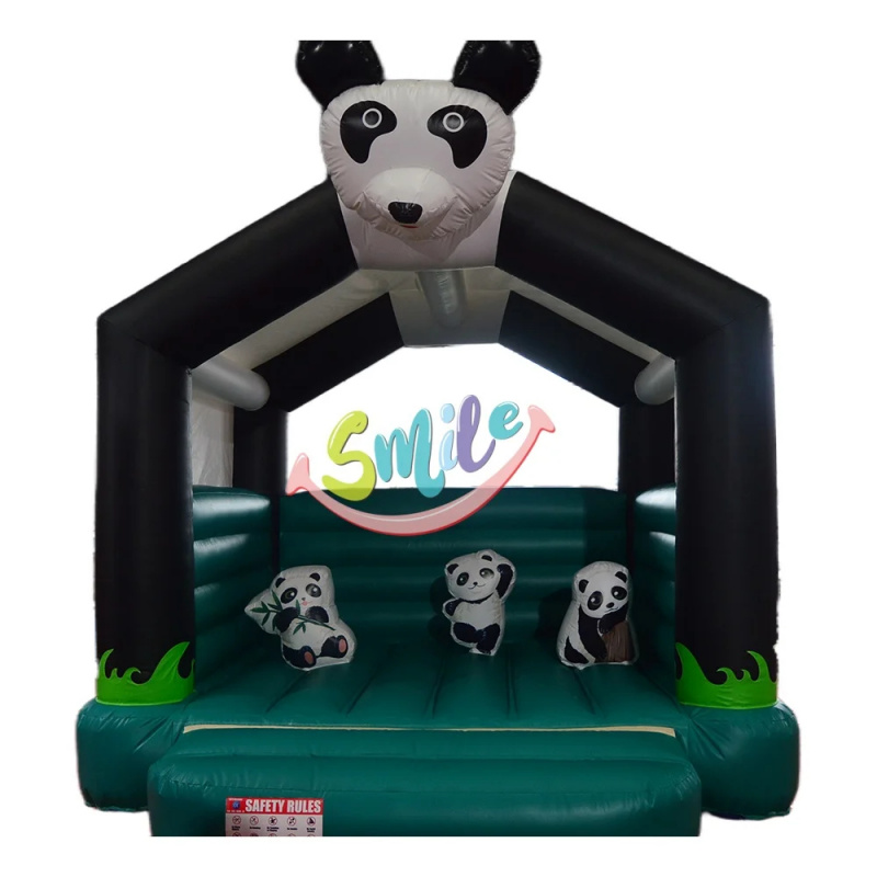 Kids Outdoor Inflatable - 4-Meter Panda Aufblasbare Hüpfburg für Kinder