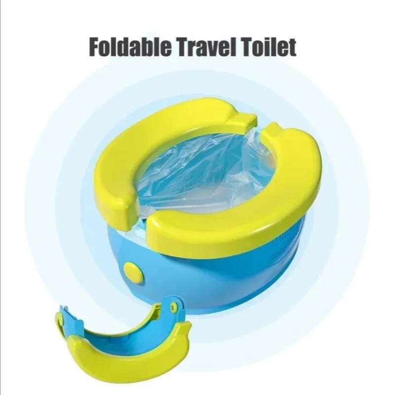 Kids Outdoor Urinal - Tragbarer, faltbarer Baby-Toilettensitz für das Töpfchentraining,