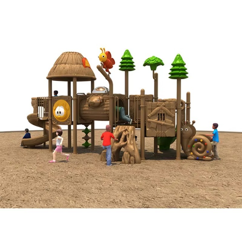 Kids Outdoor Swing - Spielplatz-Rutsche mit Schaukeln für Kinder im