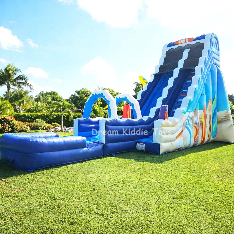 Kids Outdoor Water Park - Riesige PVC Aufblasbare Wasserrutsche Kinder Outdoor-Trampolinpark