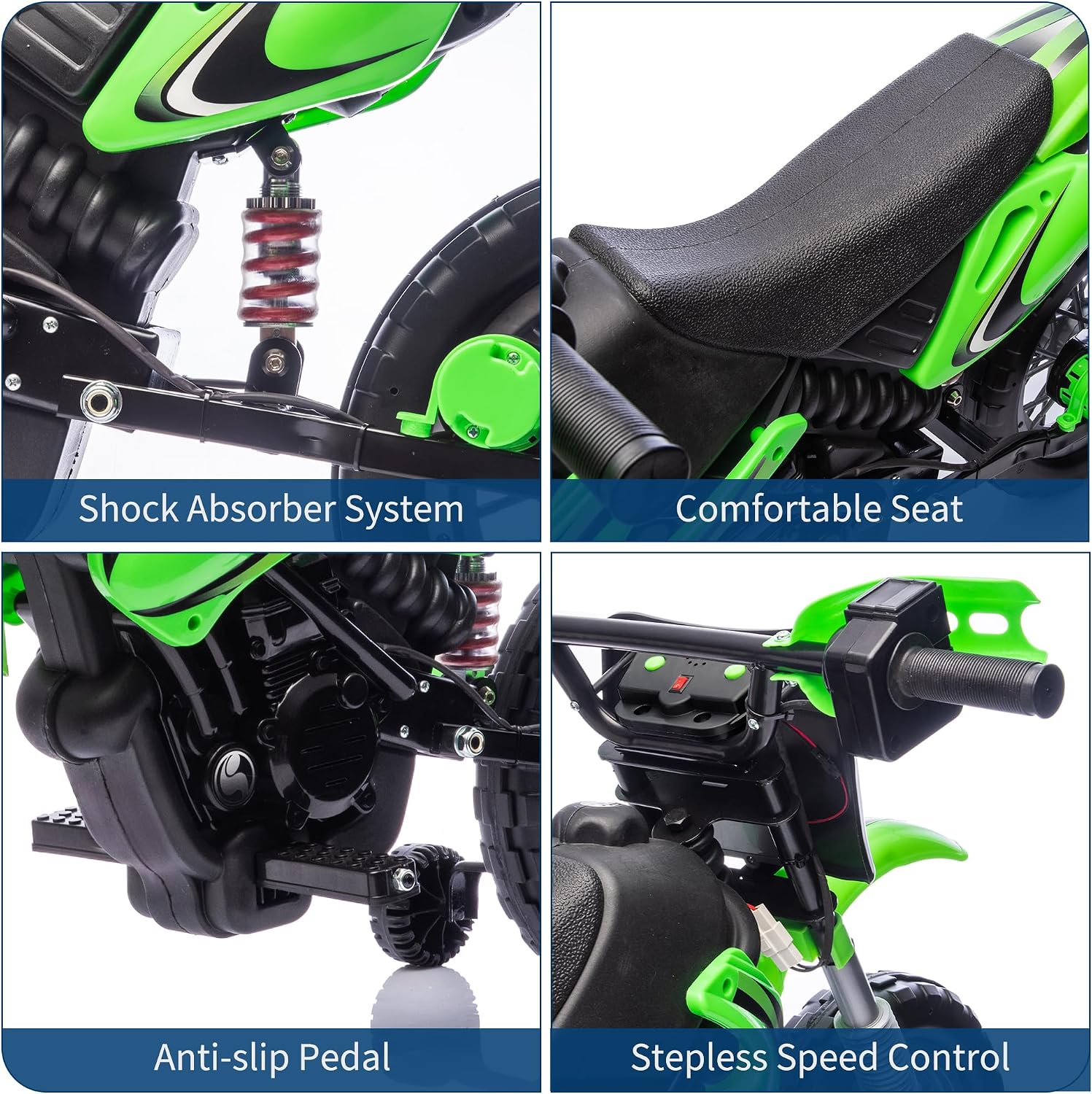 12V Kinder-Offroad-Dirtbike, A – Kids Outdoor Dirt Toys Bewertung und Preis