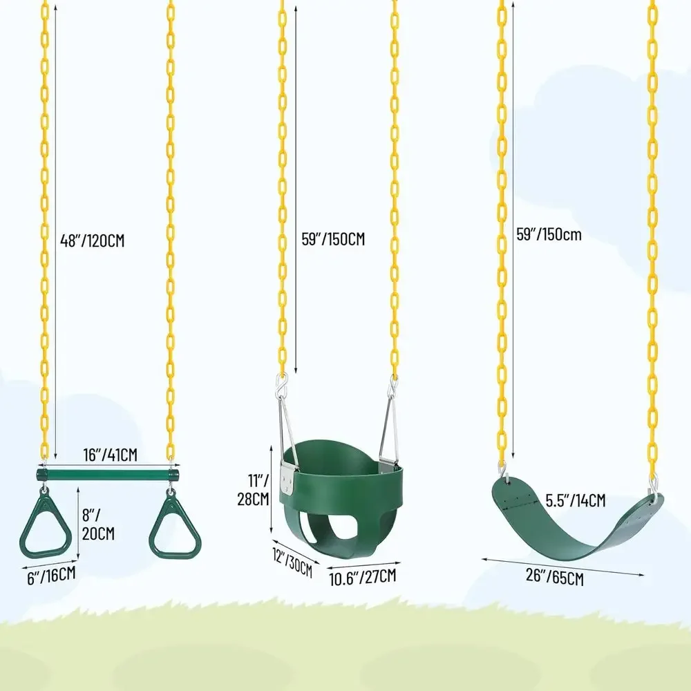 Outdoor-Kombi-Schaukelset mit  – Kids Outdoor Swing Bewertung und Preis