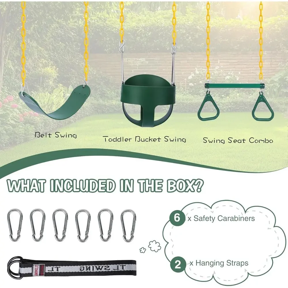 Outdoor-Kombi-Schaukelset mit  – Kids Outdoor Swing Bewertung und Preis