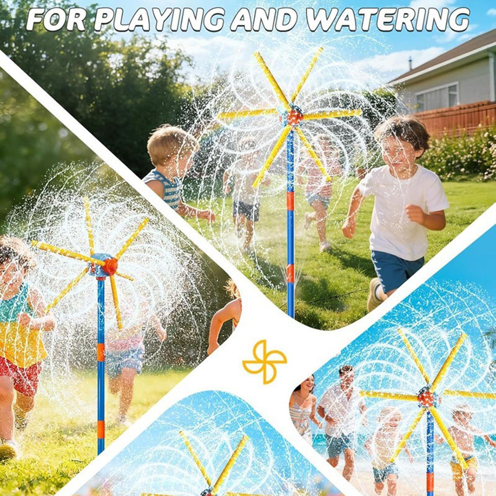 Kinder-Sprinkler-Windmühle, lu – Kids Outdoor Yard Toys Bewertung und Preis