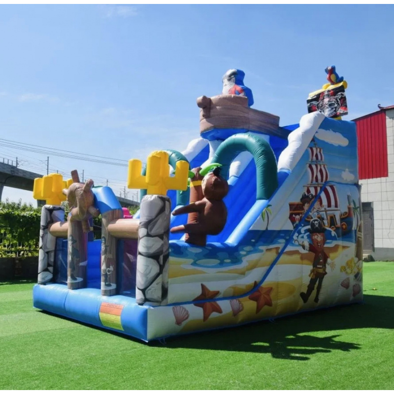 Kommerzielle Piratenschiff-Hüp – Kids Outdoor Inflatable Bewertung und Preis