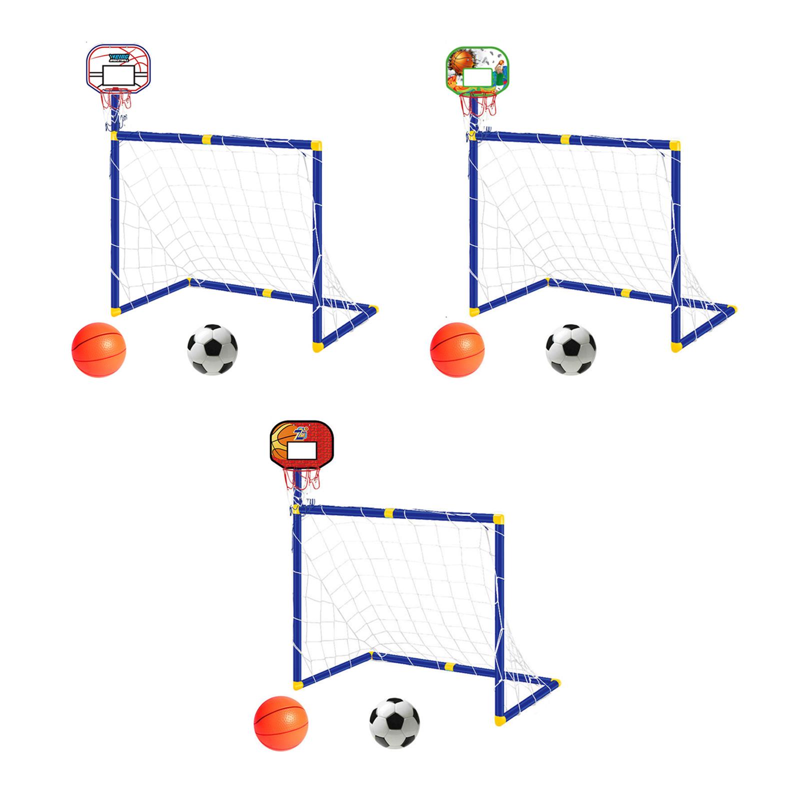 2-in-1 Basketballkorb mit Fußb – Kids Outdoor Basketball Hoop Bewertung und Preis