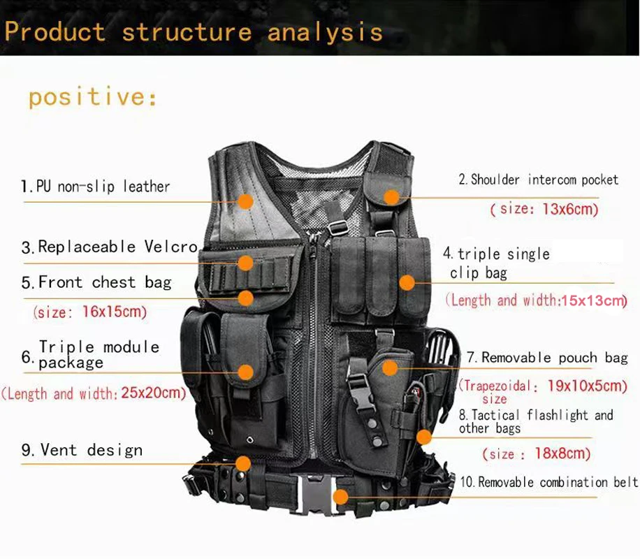 Verstellbare Molle Taktische W – Kids Outdoor Vest Bewertung und Preis