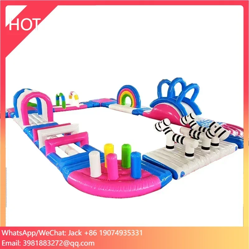 Aufblasbarer Wasserpark für dr – Kids Outdoor Water Park Bewertung und Preis