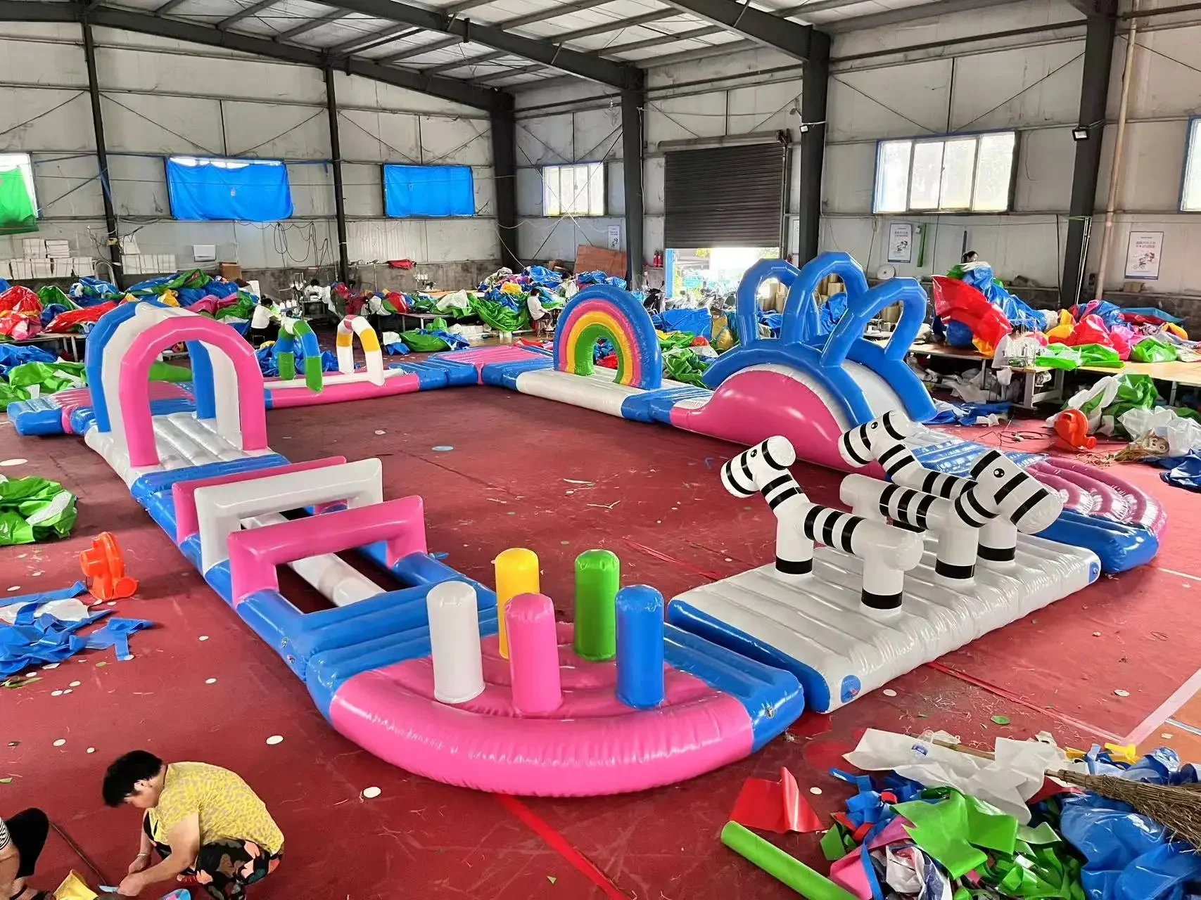 Aufblasbarer Wasserpark für dr – Kids Outdoor Water Park Bewertung und Preis