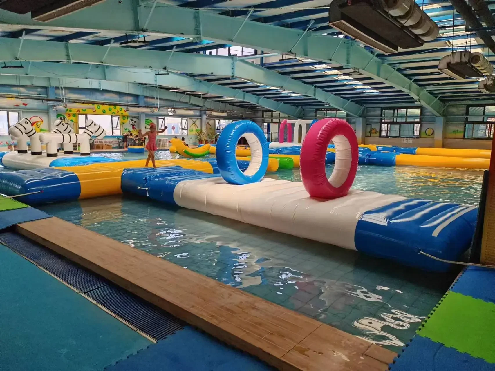 Aufblasbarer Wasserpark für dr – Kids Outdoor Water Park Bewertung und Preis