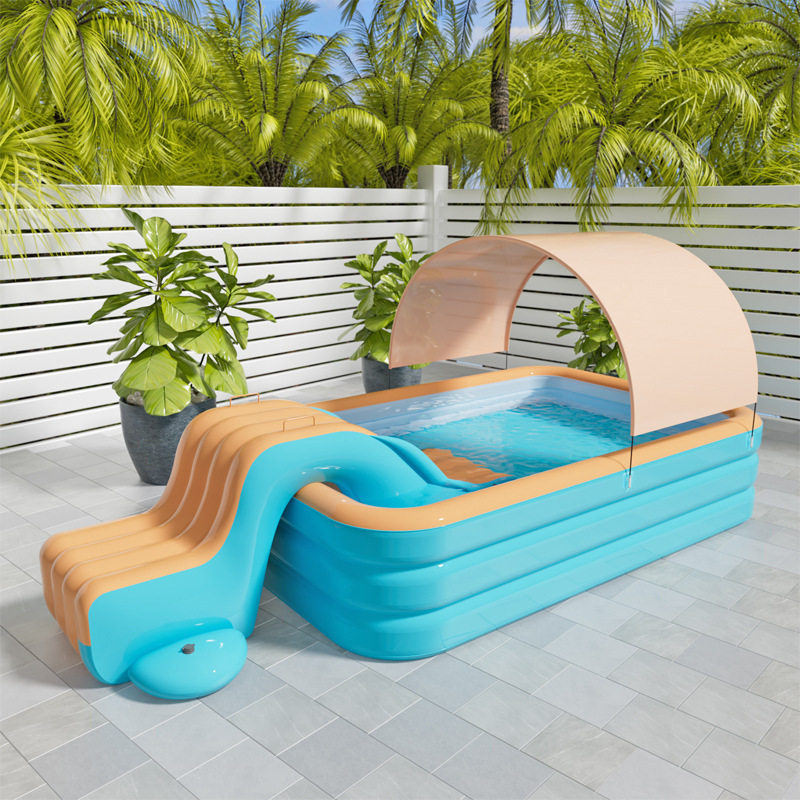 Großer Aufblasbarer Swimmingpo – Kids Outdoor Water Park Bewertung und Preis