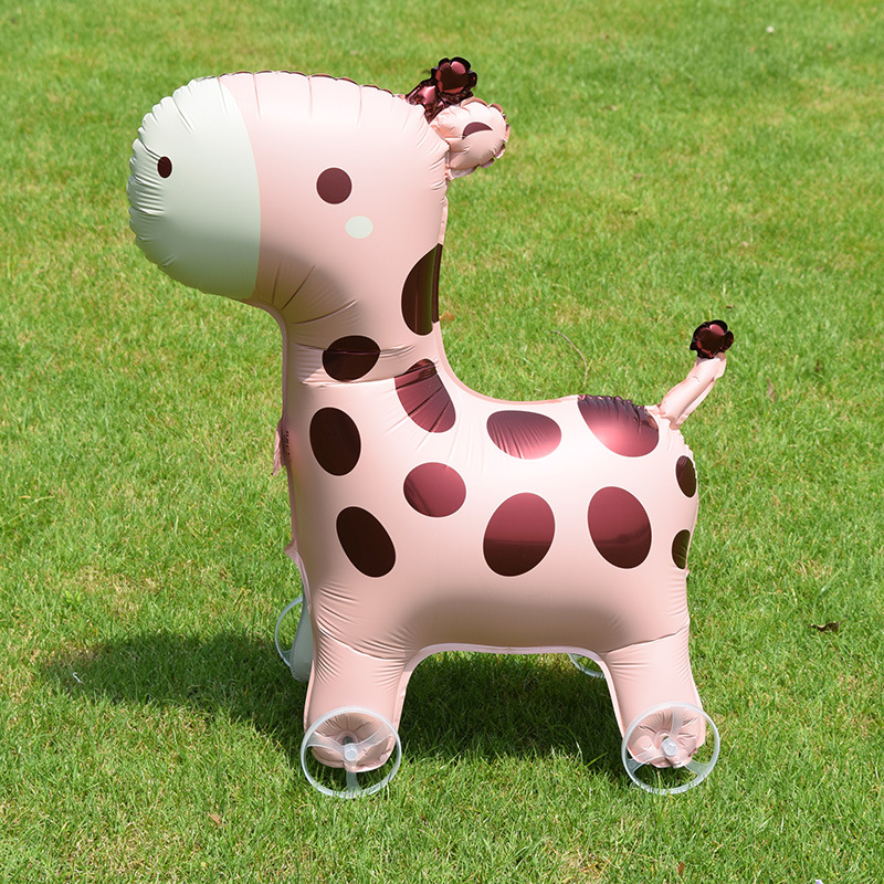 Cartoon-Stehballons mit Rädern – Kids Outdoor Yard Toys Bewertung und Preis