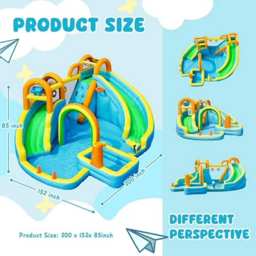 Aufblasbare Wasserrutsche für  – Kids Outdoor Basketball Hoop Bewertung und Preis