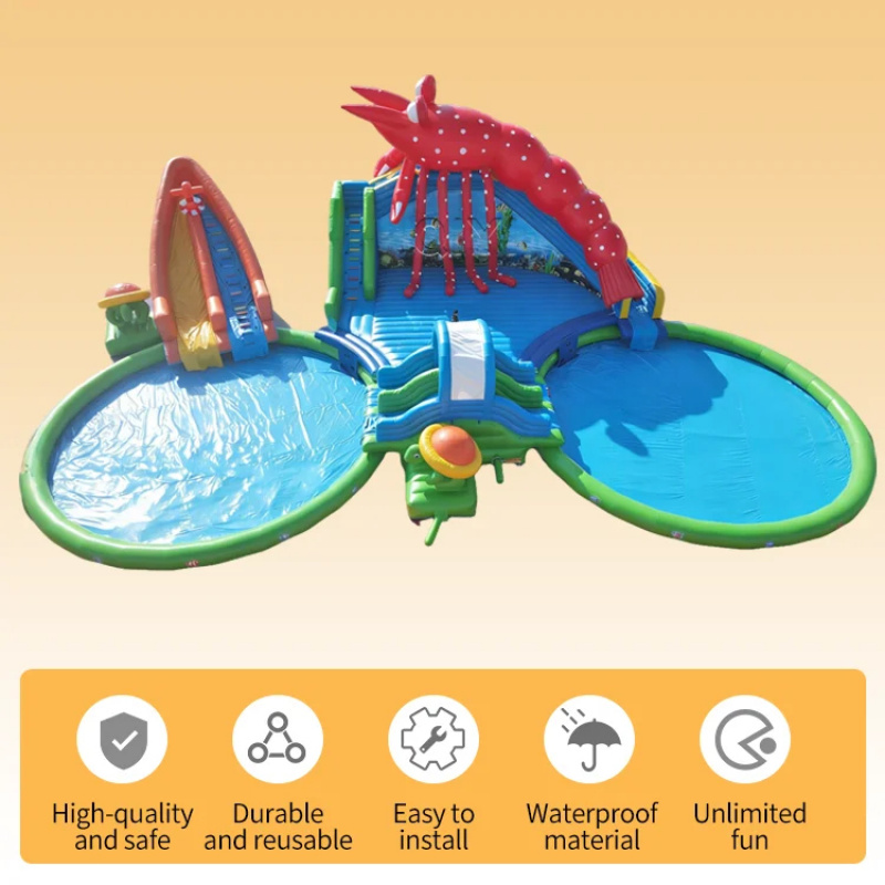 Hochwertige Kommerzielle PVC A – Kids Outdoor Water Park Bewertung und Preis