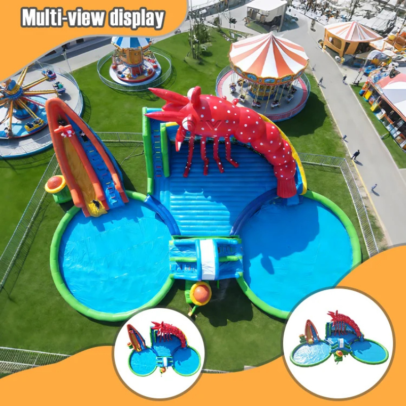 Hochwertige Kommerzielle PVC A – Kids Outdoor Water Park Bewertung und Preis