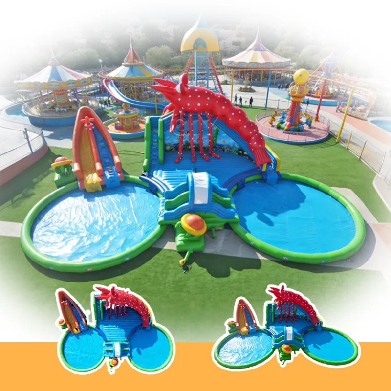 Hochwertige Kommerzielle PVC A – Kids Outdoor Water Park Bewertung und Preis