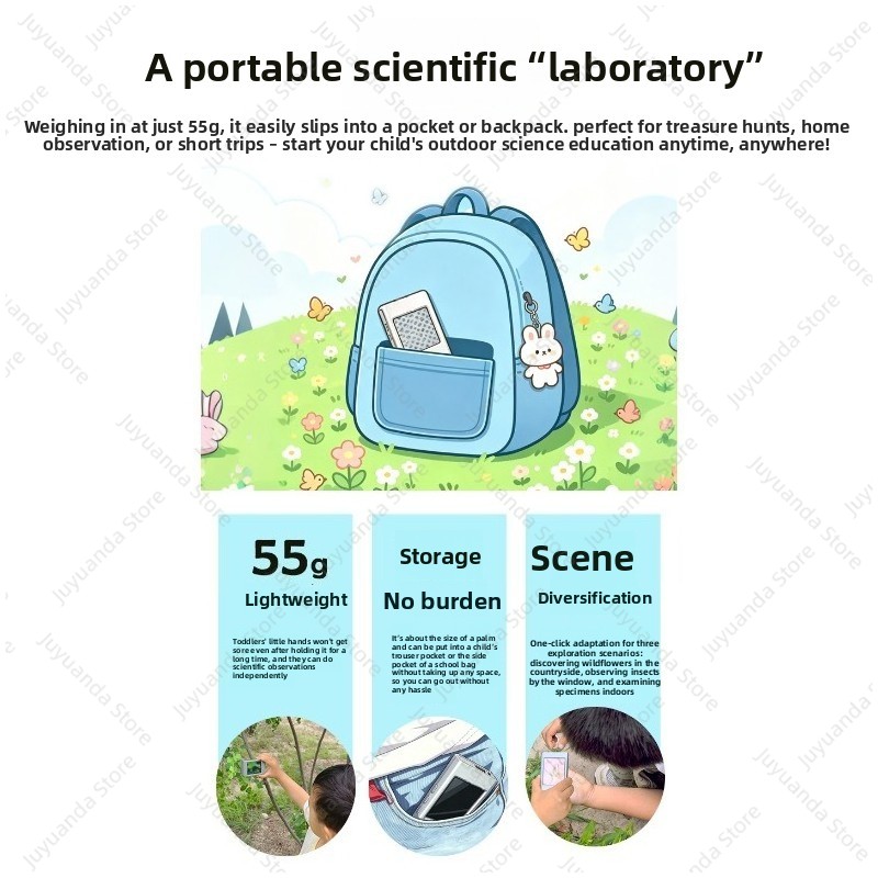 Tragbares digitales Mikroskop, – Kids Outdoor Microscope Bewertung und Preis