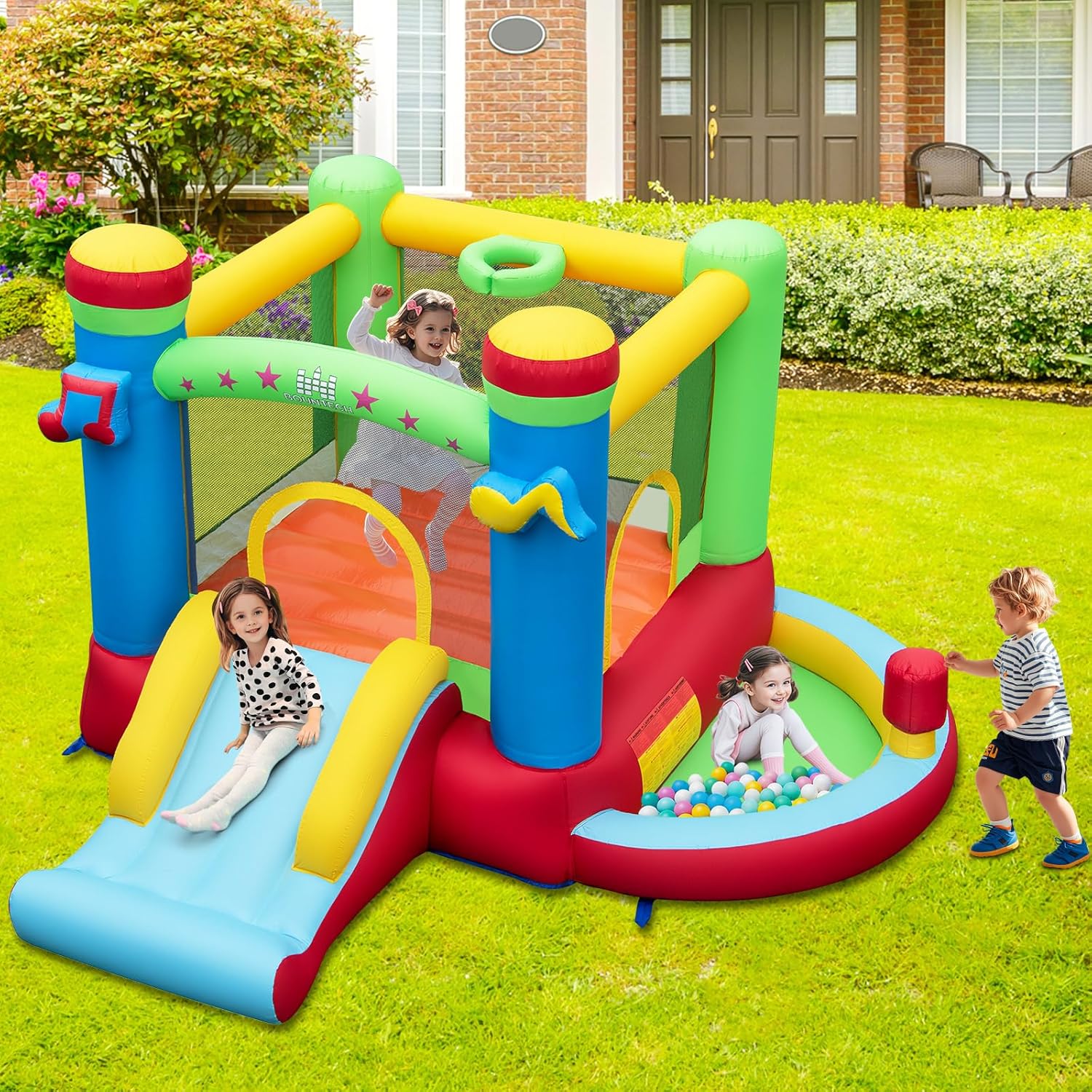 Aufblasbares Hüpfhaus mit Bäll – Kids Outdoor Basketball Hoop Bewertung und Preis