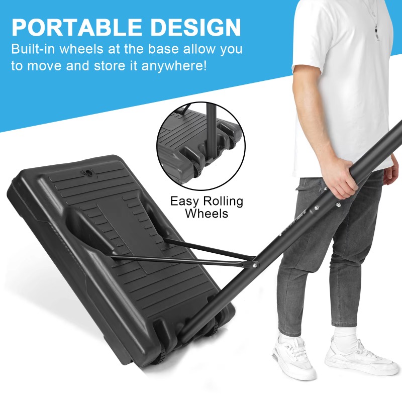 Tragbares, höhenverstellbares  – Basketball Hoop Outdoor Bewertung und Preis