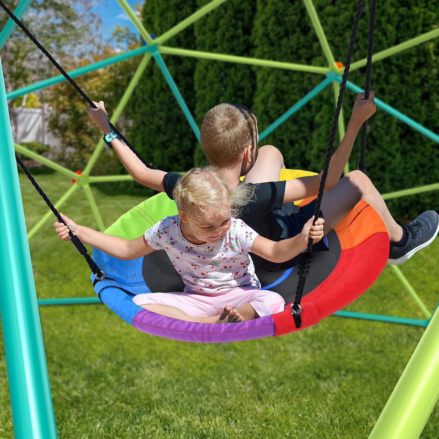 3-Meter-Kletterkuppel-Schaukel – Kids Outdoor Swing Bewertung und Preis