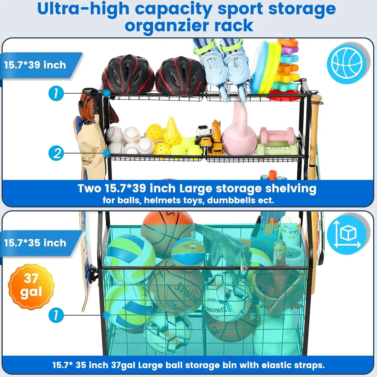 Stahl-Basketballständer Organi – Kids Outdoor Gym Bewertung und Preis
