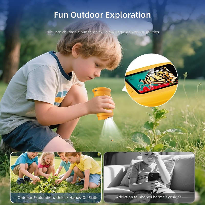 Tragbares Digitalmikroskop, Ha – Kids Outdoor Microscope Bewertung und Preis