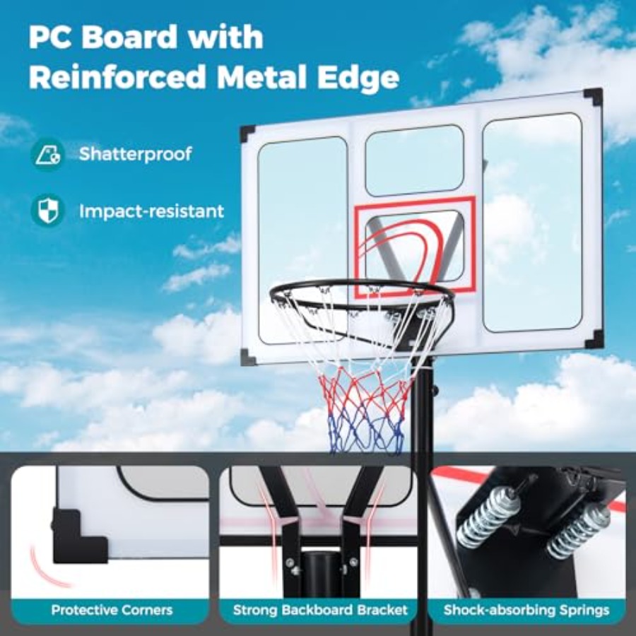 Outdoor-Basketballkorb für den – Basketball Hoop Outdoor Bewertung und Preis