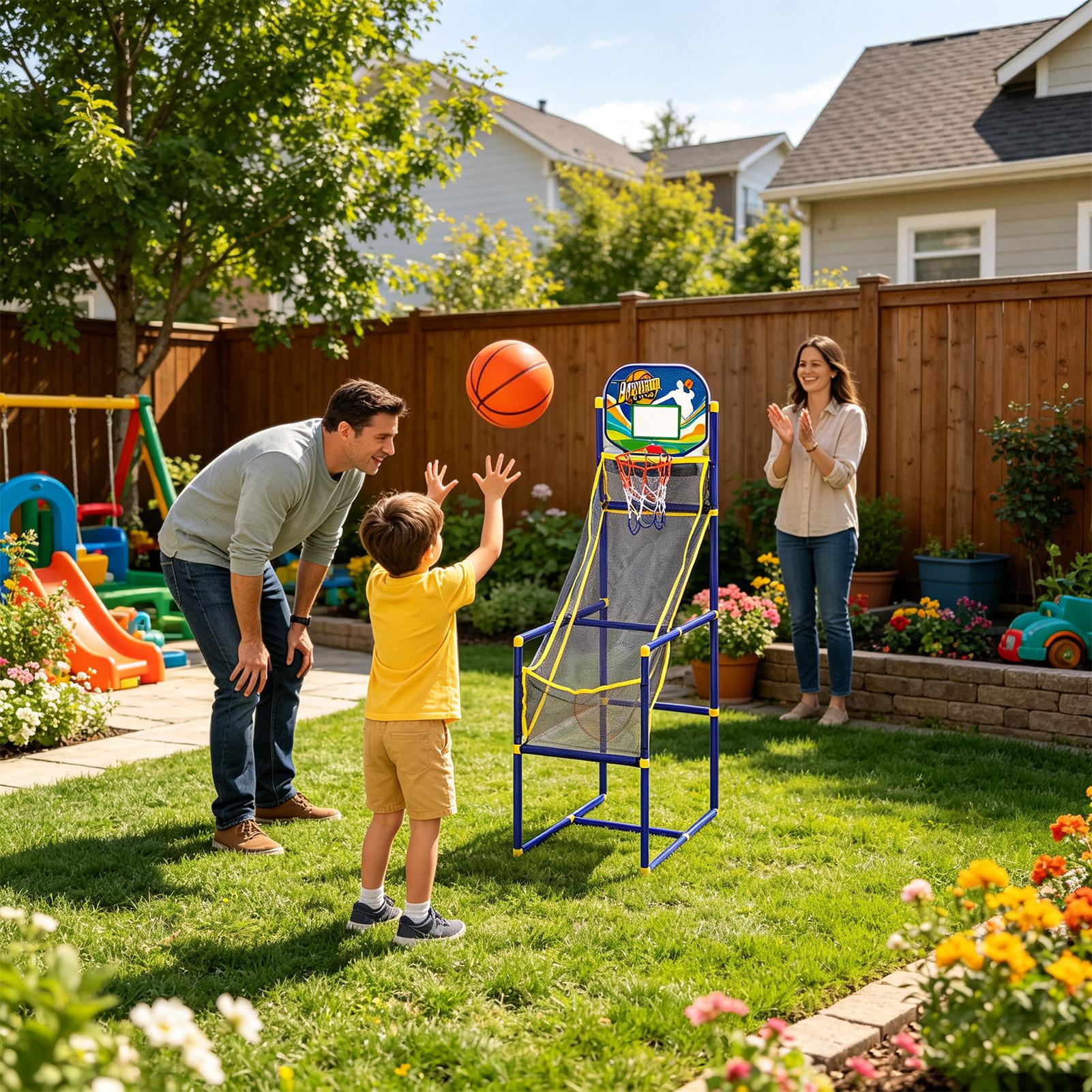 Basketballkorb für drinnen, fü – Kids Outdoor Basketball Hoop Bewertung und Preis