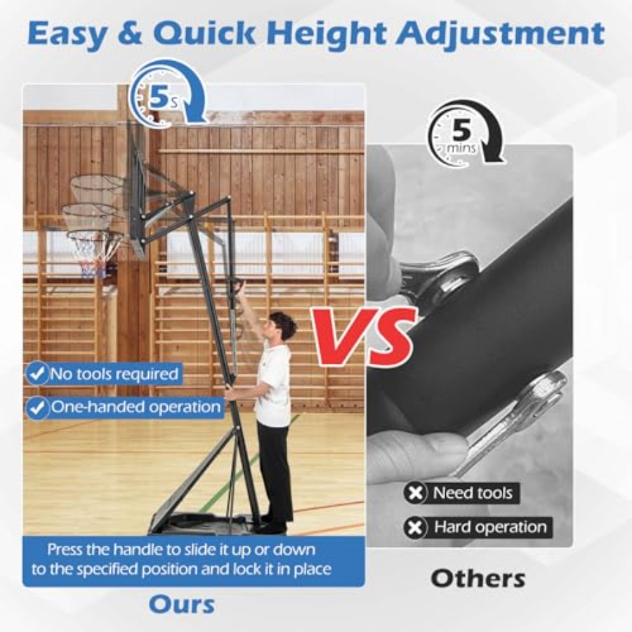 Tragbarer Basketballkorb für d – Basketball Hoop Outdoor Bewertung und Preis