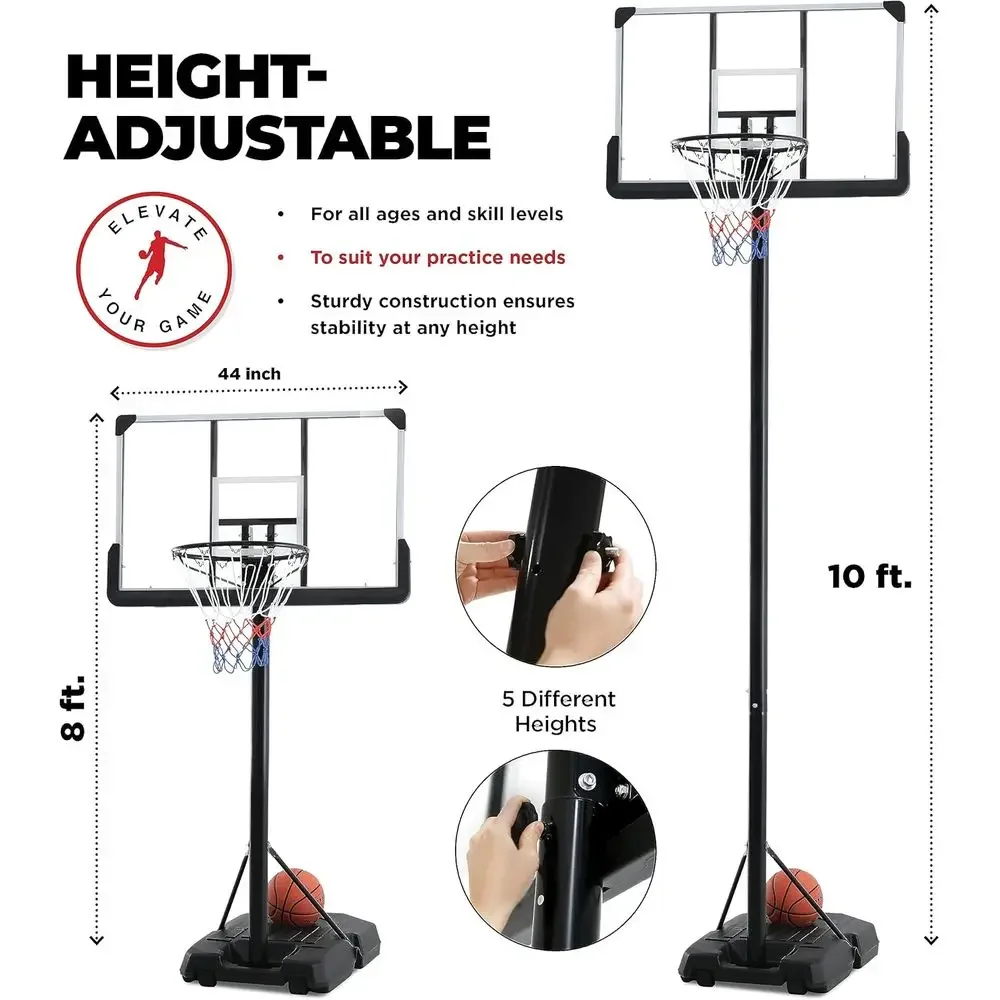 Verstellbares 44-Zoll bruchsic – Basketball Hoop Outdoor Bewertung und Preis
