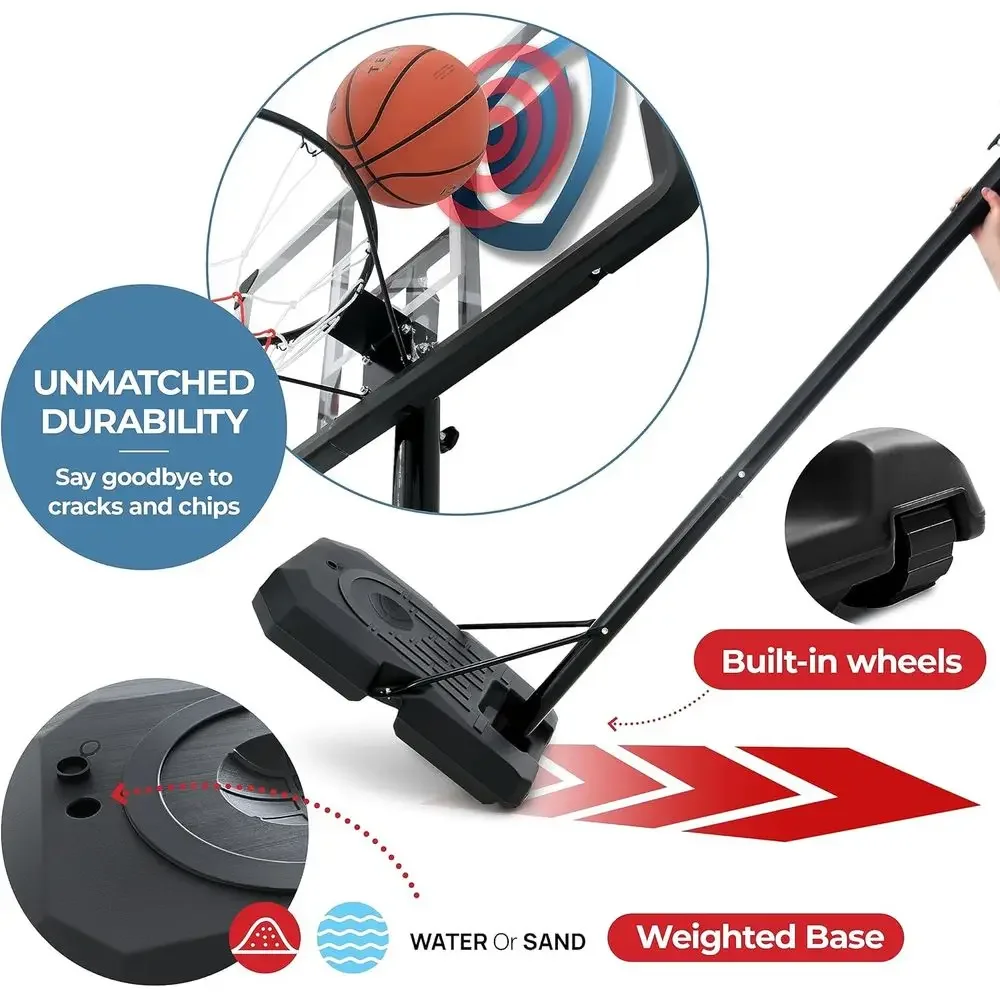 Verstellbares 44-Zoll bruchsic – Basketball Hoop Outdoor Bewertung und Preis