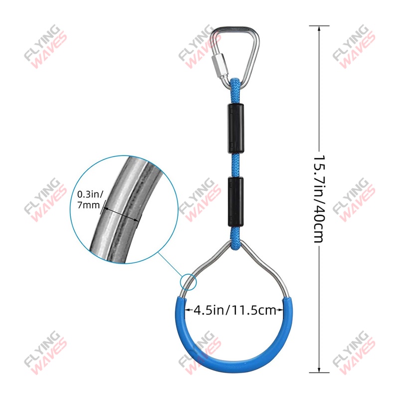 Hängender GYM-Ring für Kinder, – Kids Outdoor Swing Bewertung und Preis