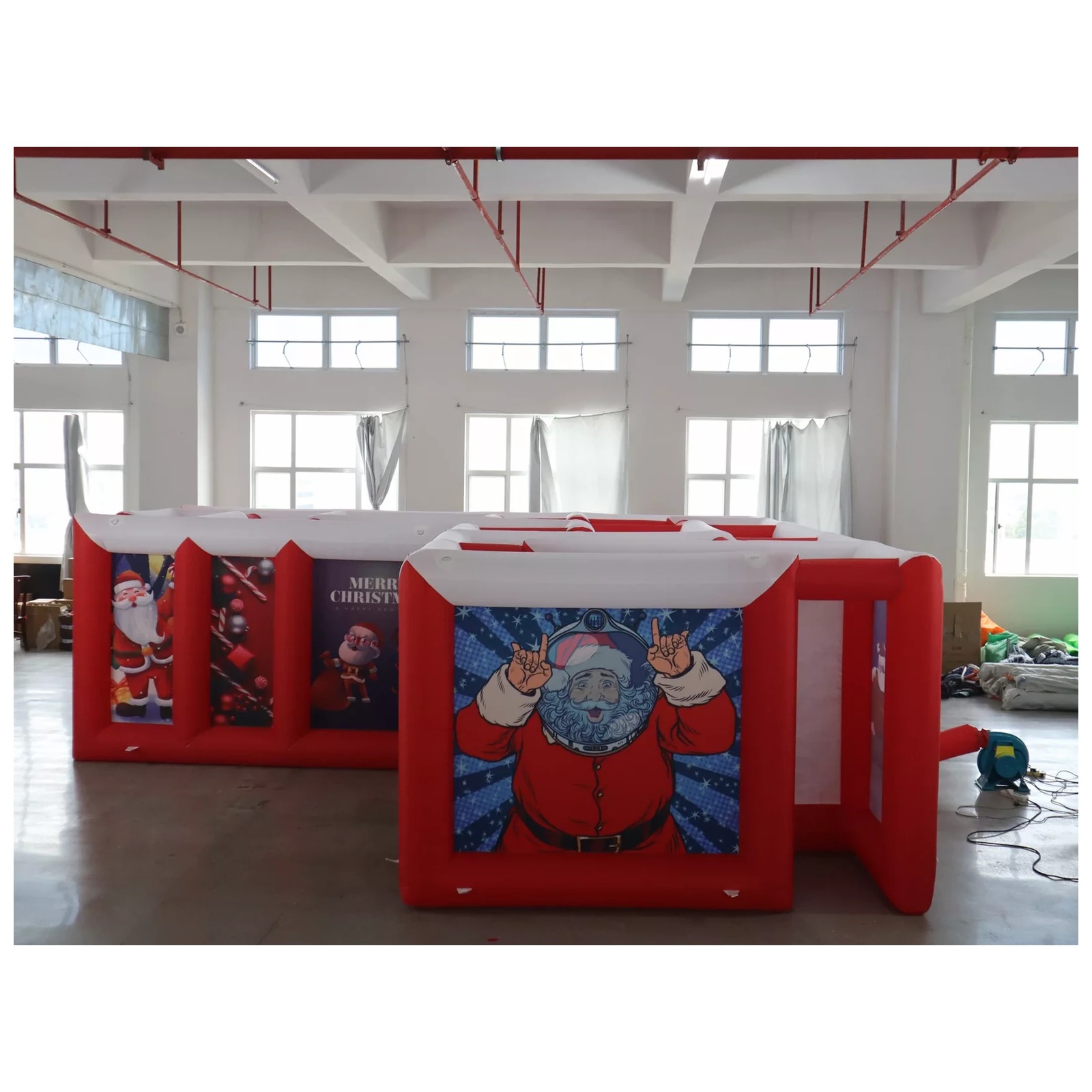 Großes rot-weißes aufblasbares – Kids Outdoor Inflatable Bewertung und Preis