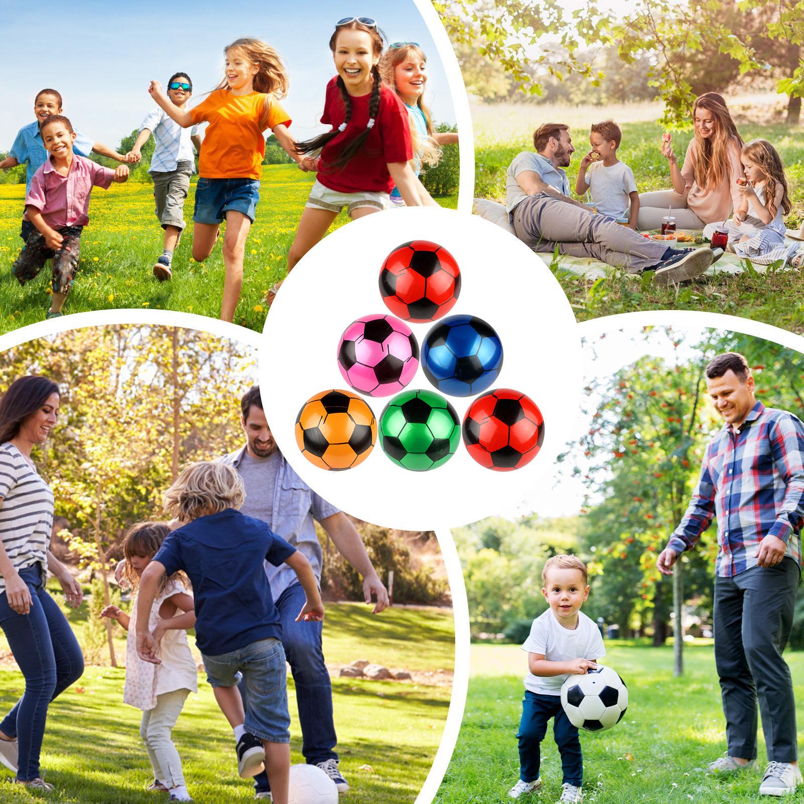 Aufblasbarer Fußball, 6-teilig – Kids Outdoor Yard Toys Bewertung und Preis