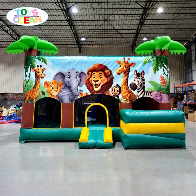 Aufblasbare Hüpfburg mit Rutsc – Kids Outdoor Inflatable Bewertung und Preis