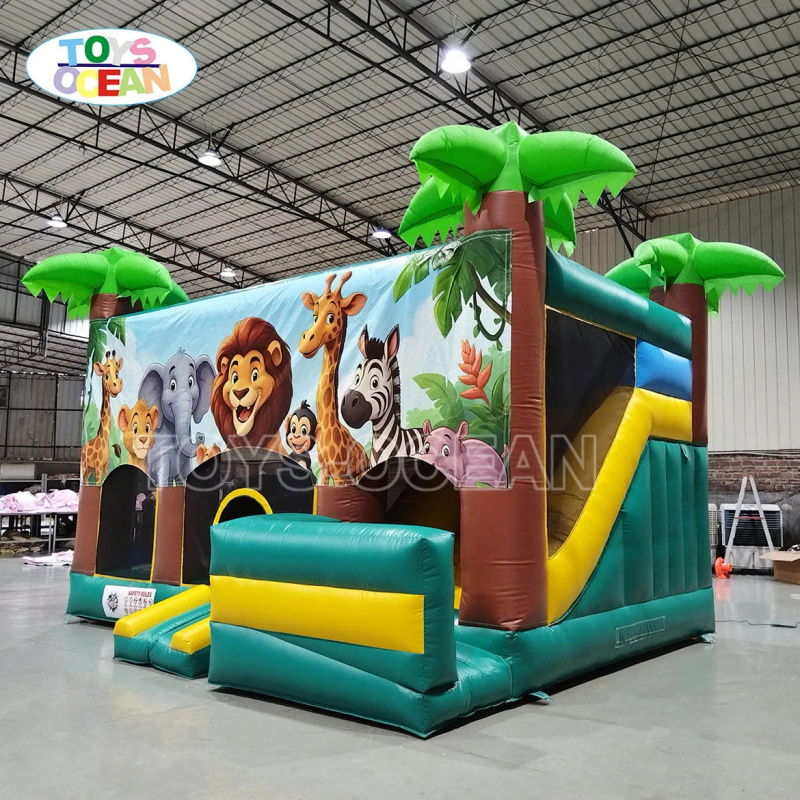 Aufblasbare Hüpfburg mit Rutsc – Kids Outdoor Inflatable Bewertung und Preis